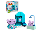 Lego Duplo: bath set with elephants, toys for kids.