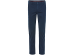 Calças chino azul-marinho para homem.