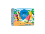 Multipack de gelados Gelatelli Sea Adventure com melancia, manga e gelados em camadas.