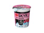 Milbona Skyr Icelandic Style Raspberry yogurt, fat-free with 40g protein per pot.