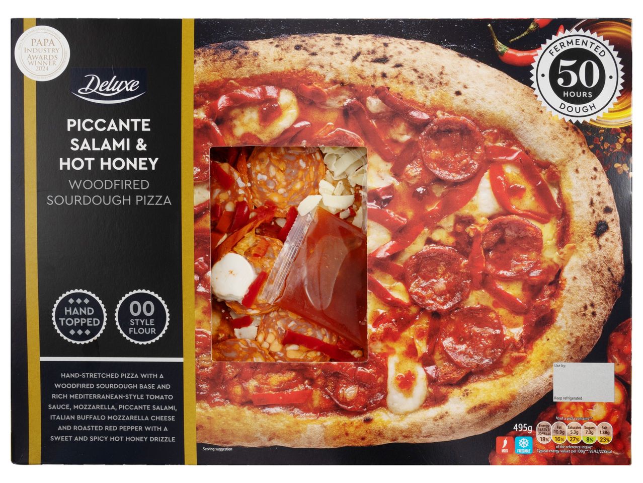 Delissio Spicy Salami & Hot Honey pizza