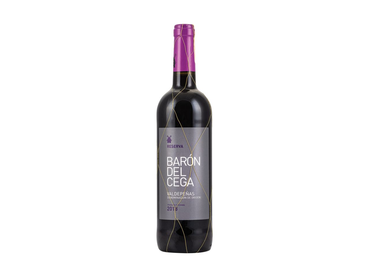 Barón del Cega Reserva 2018 vyno butelis.