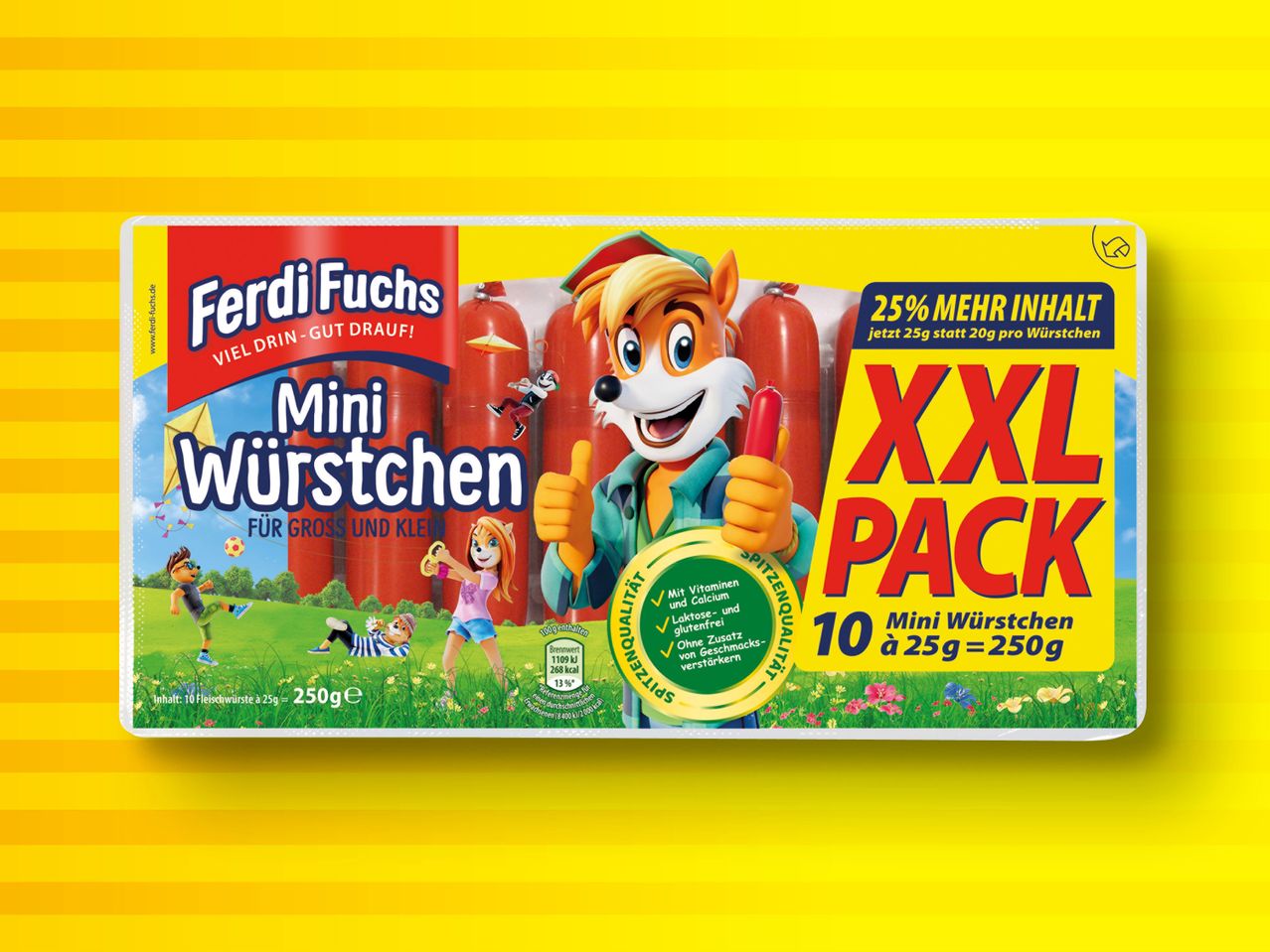 Gehe zu Vollbildansicht: Ferdi Fuchs Mini Würstchen XXL - Bild 1