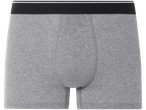 Slip boxer grigi con fascia nera.