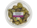 Olives vertes Chef Select à l'ail avec Nutri-Score C.
