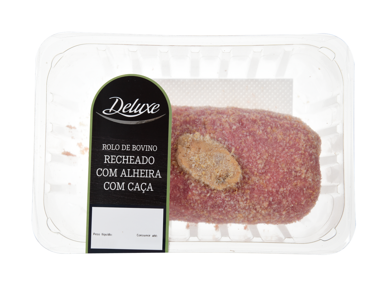 Rolo de Carne de Bovino Recheado com Alheira de Caça