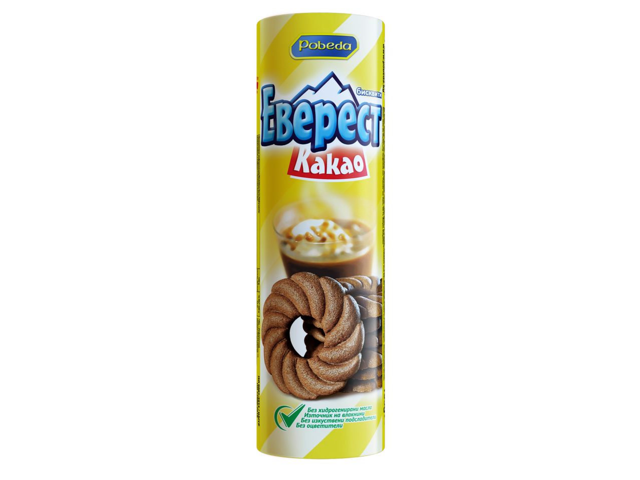 Бисквити Еверест Какао от Победа.