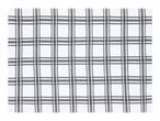 White and grey checkered kitchen towel