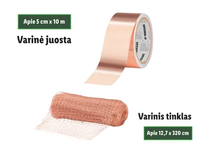 Augalų priežiūros priemonės iš vario