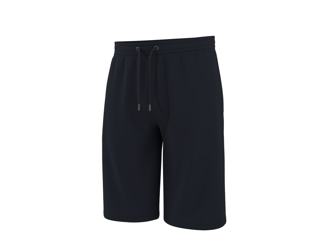 Muške tamnoplave kratke hlače ESMARA MEN s elastičnim pojasom i vezicom.