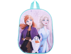 Frozen backpack featuring Anna, Elsa, and Olaf.