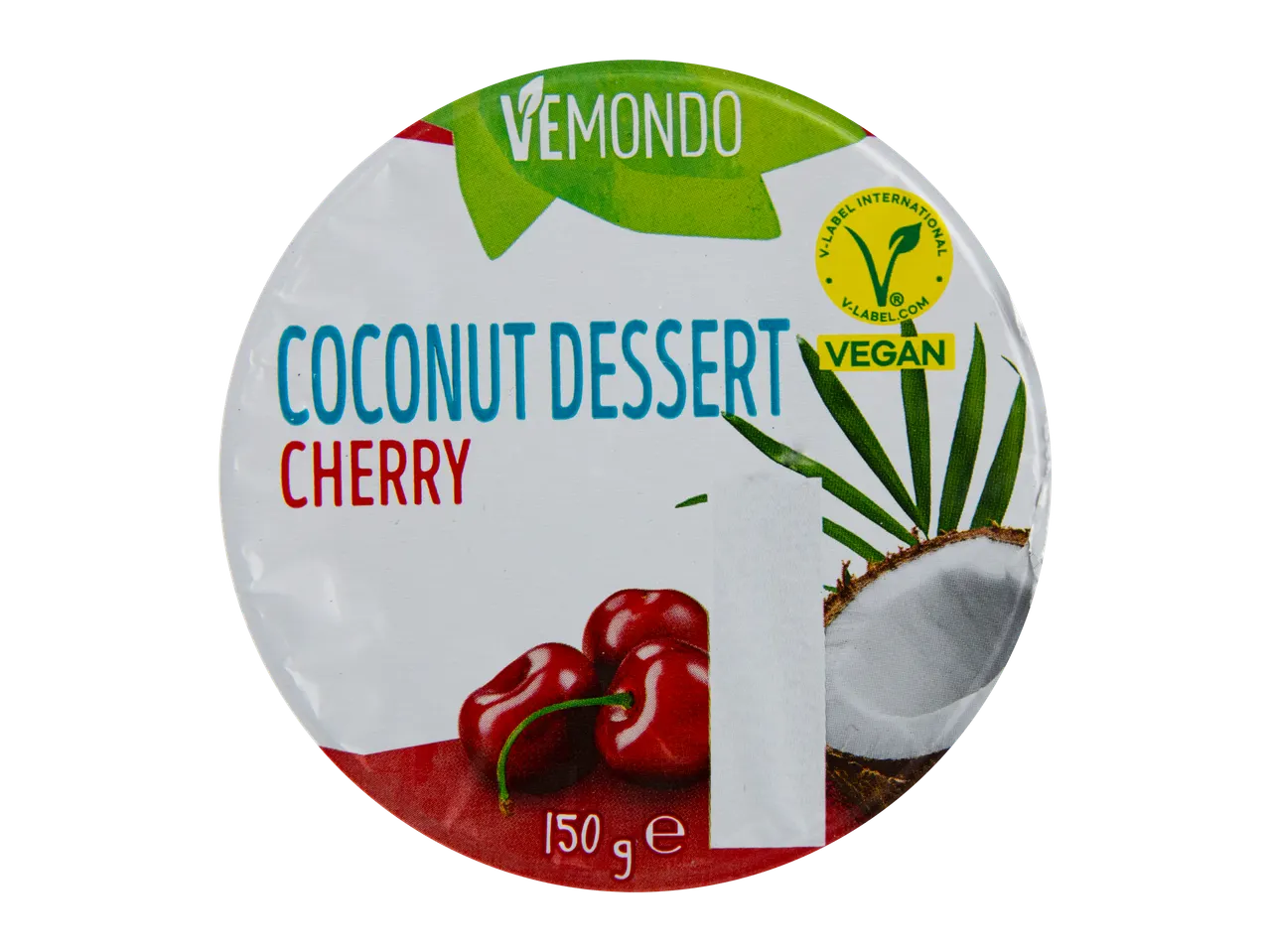 VEMOND Desert na bazi kokosa višnja, 150g, vegansko