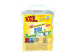 Lingettes multi-surfaces XXL au citron, 4x80 lingettes avec boîte distributrice.