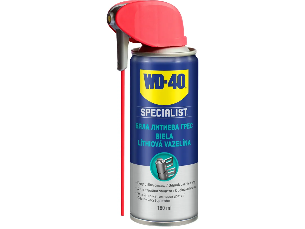 WD-40 Specialist Бяла литиева грес, 180 мл