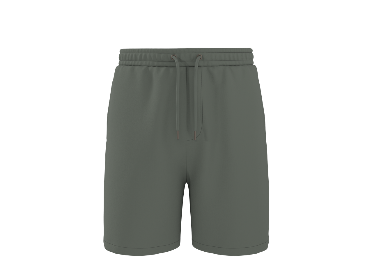 ESMARA MEN Calções Sweat: Calções de moletom cinzento escuro com cordão na cintura.