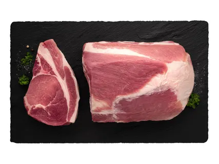 Friss, darabolt, láncos sertéskaraj