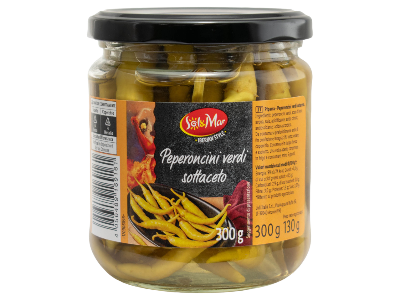 Peperoncini verdi sottaceto