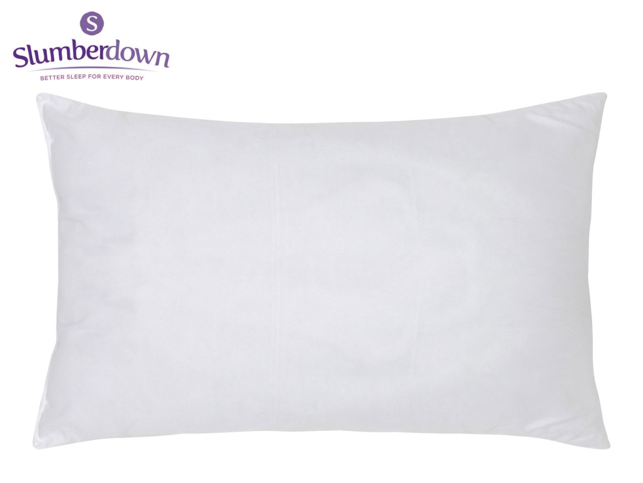 A white Sanderson pillow.