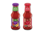 To flasker chili sauce: en sød chili sauce i thailandsk stil og en stærk chili sauce i kinesisk stil.