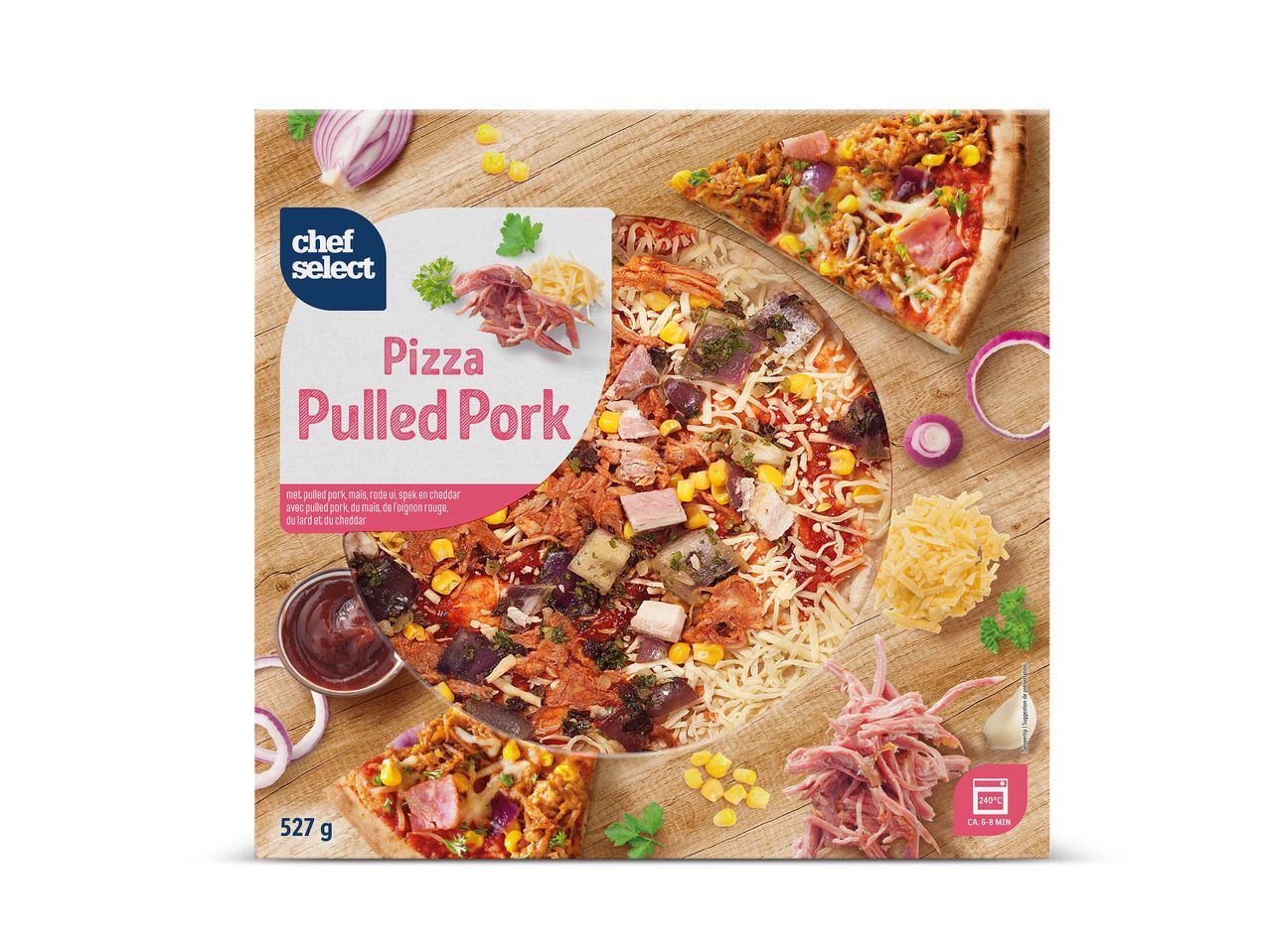 Ga naar volledige schermweergave: Verse pizza pulled pork - afbeelding 1