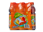 Freeway Perzik IJsthee, 6x0,5L verpakking, met vegan keurmerk en Rainforest Alliance certificering.