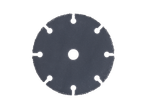 Disque de ponçage gris avec trous.
