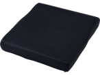 ULTIMATE SPEED® black mesh seat pad for comfort and support.