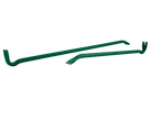 Parkside® Crow / Pry Bar Set, two green pry bars on a black background.