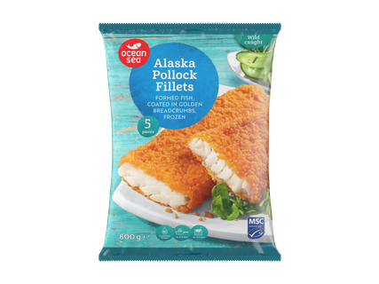 Cod de Alaska file în panadă