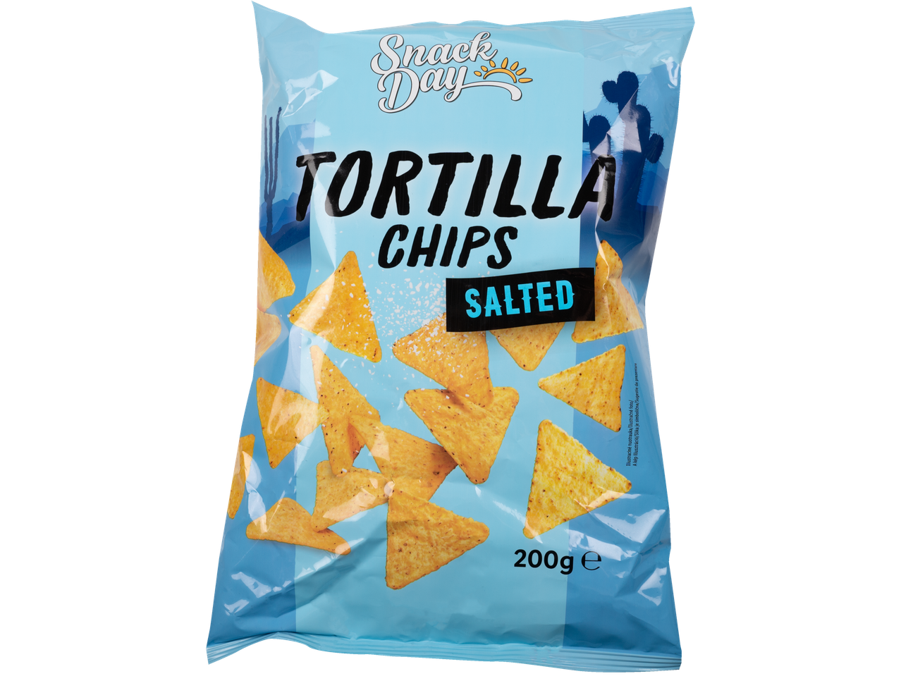 Snack Day, chips tortilla sărate, 200g.