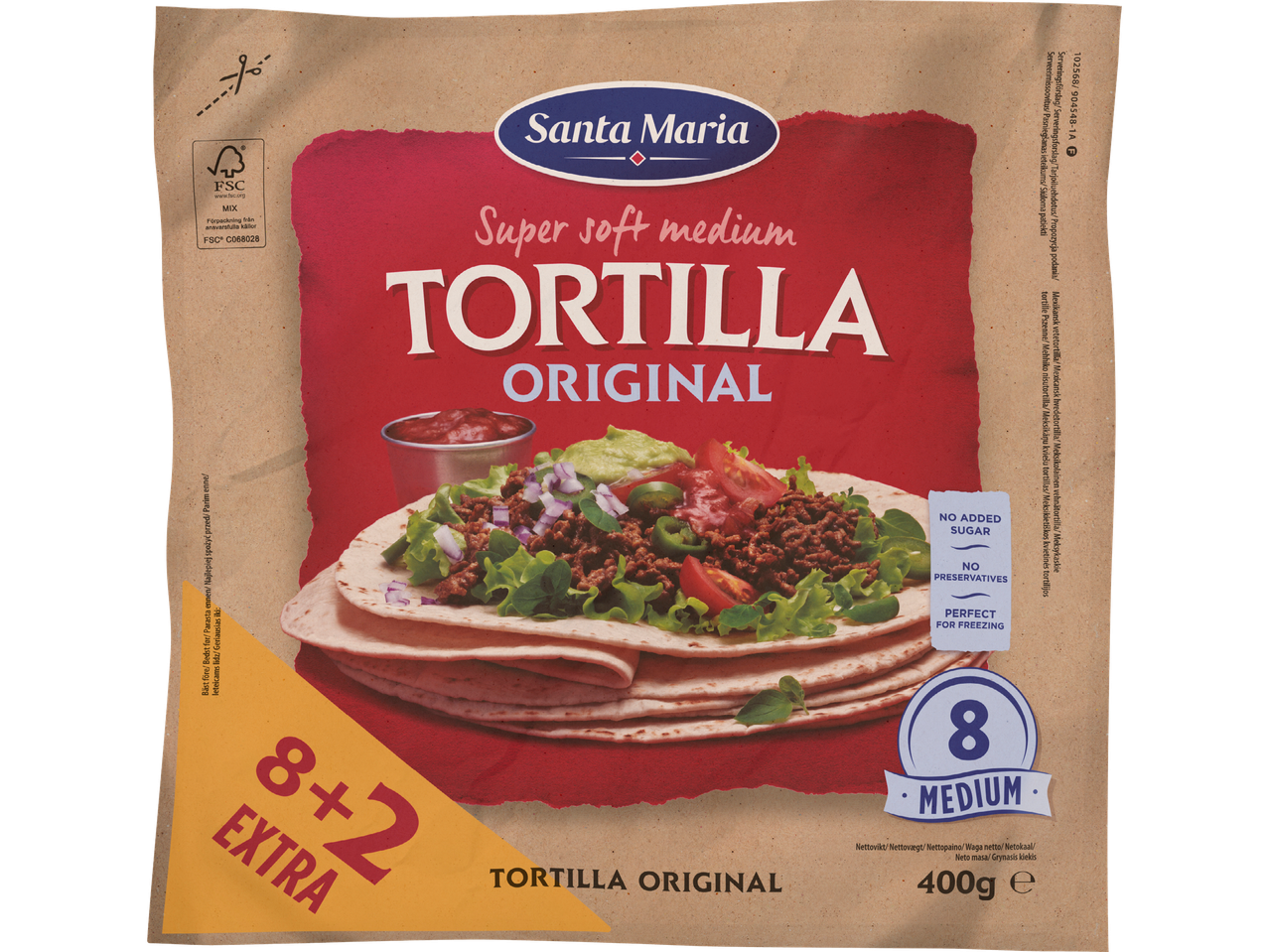 Soft tortilla