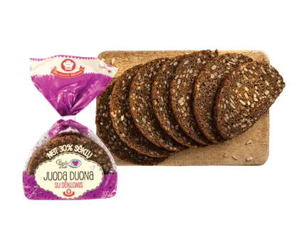 Juoda duona su sėklomis