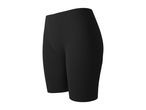 Black women's cycling shorts, side view.