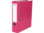 CRELANDO fuchsia roze ordner met etiket en vingergat.