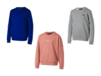 Drei Crivit Sweatshirts in Blau, Rosa und Grau