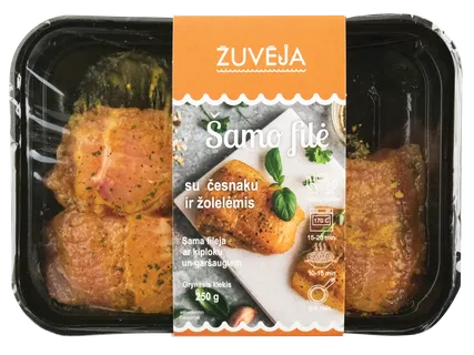 Šamo filė su česnakais ir žolelėmis