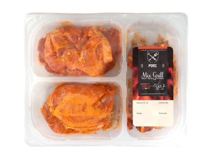 Mix grill de porc, marinat