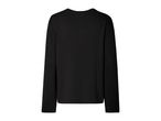 A black long-sleeved t-shirt, seen from the back.