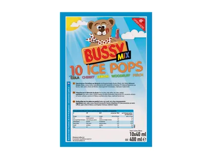Bussy Mix Ice Pops Wassereis