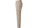 Beige sirged cargo püksid.