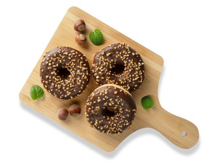 Mogyorós töltött fánk