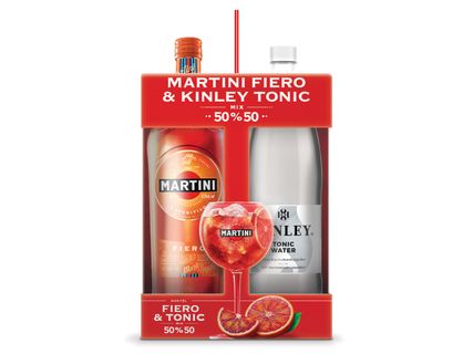 Martini Fiero & Kinley Tonic összecsomagolás