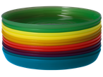 Купа за салата в цветовете на дъгата.
