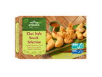 Vitasia Thai Style Snack Selection met garnalen, loempia's en zoetzure dip.