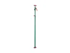 A green and red adjustable Ceiling Support Rod for construction or DIY projects.