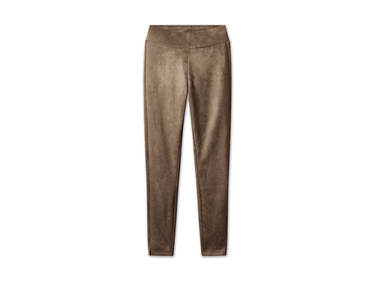 Braune Wildleder-Leggings
