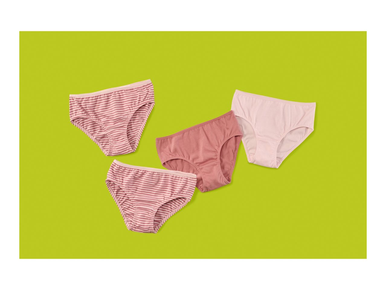 Kids’ Pink Briefs - 4 Pack