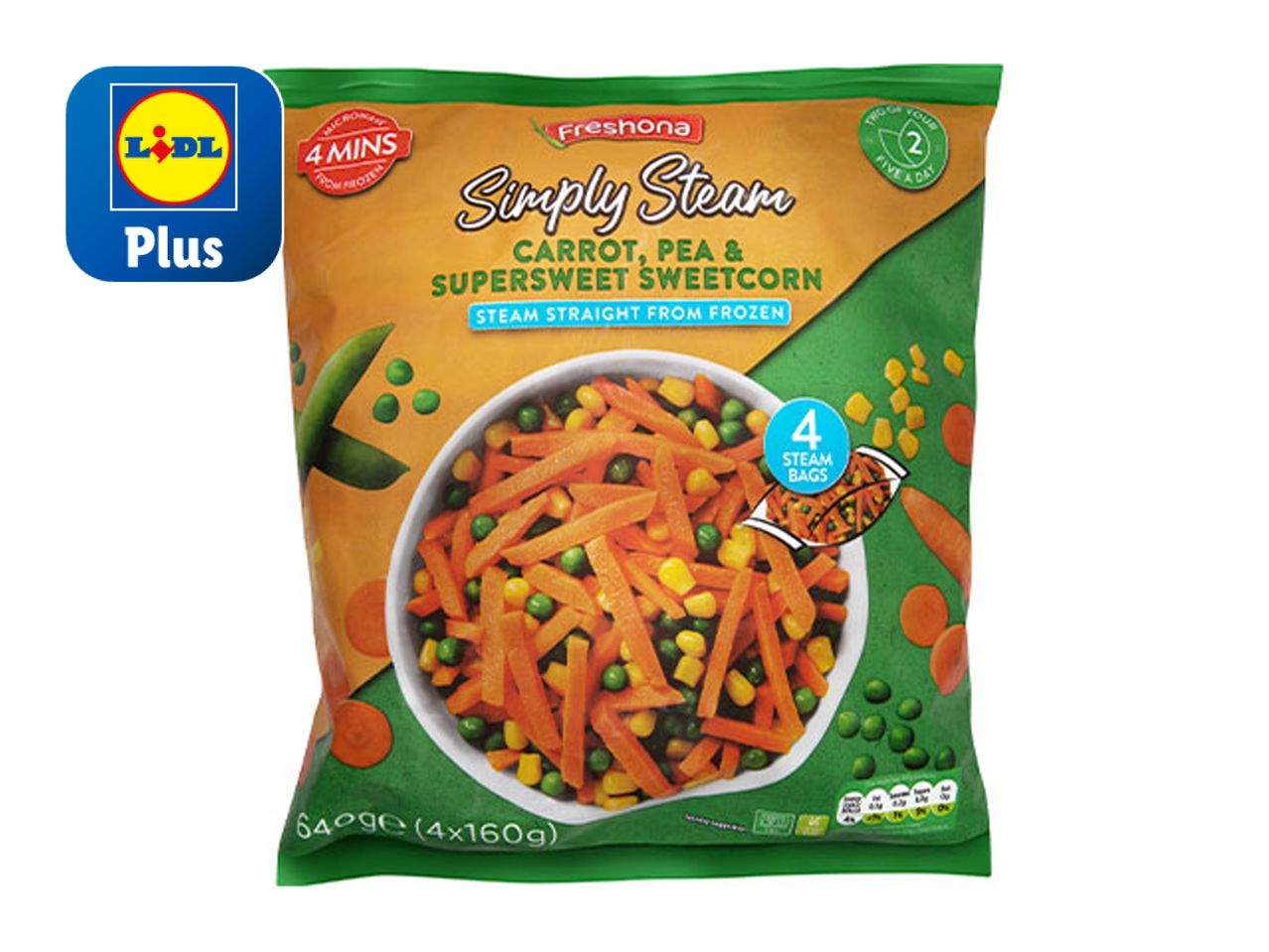 Lidl Simply Good Food frozen vegetable stir-fry mix.