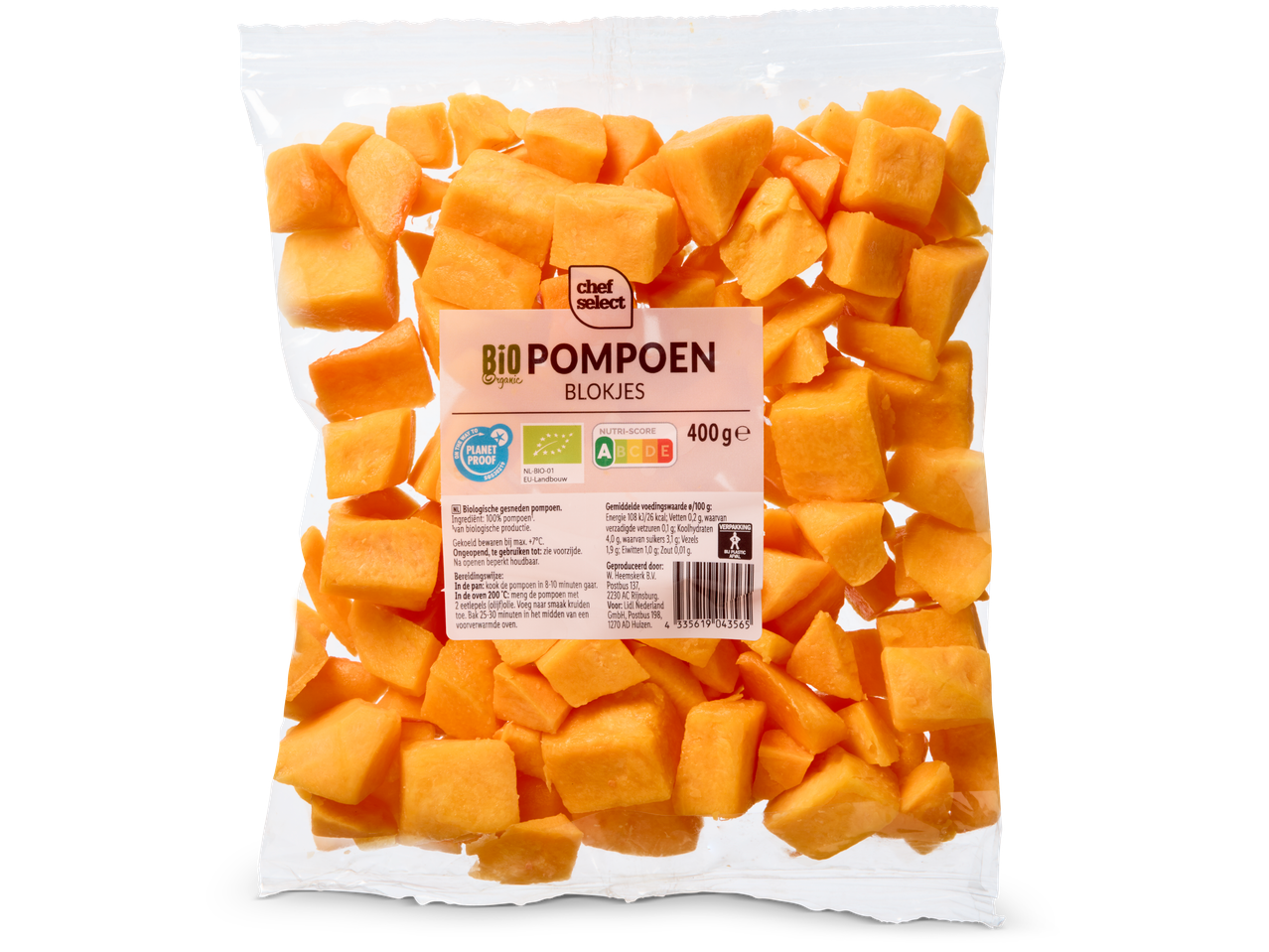 Ga naar volledige schermweergave: Bio pompoenstukjes - afbeelding 1