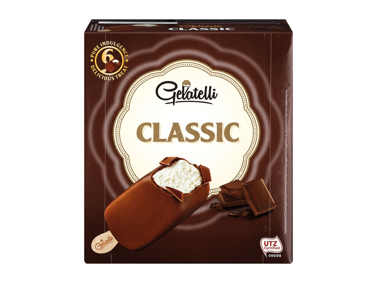 Go to full screen view: Gelatelli Classic Ice Cream Lollies - Image 1